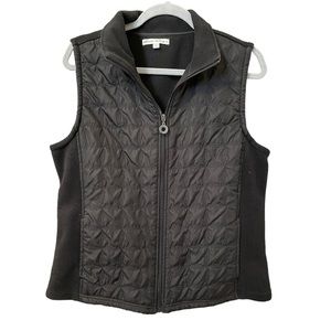 TellurideClothing Co. Black Fleece Vest | XL